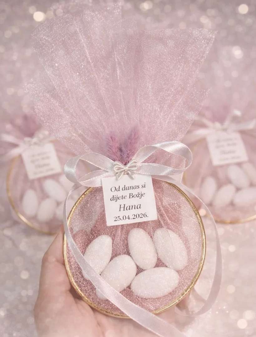 Blush romantic stil zahvalnice